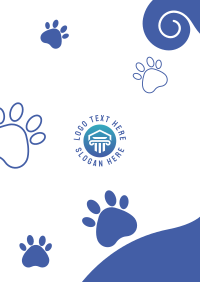 Puppy Paw Prints Poster Image Preview