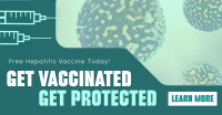 Simple Hepatitis Vaccine Awareness Facebook ad Image Preview