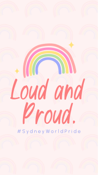 Pride Rainbow Instagram Story Design