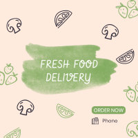 Fresh Vegan Food Delivery Instagram post Image Preview