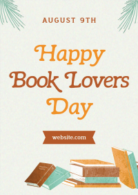 Happy Book Lovers Day Poster Image Preview