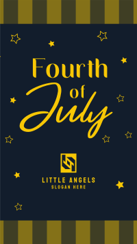 Fourth of July Facebook story Image Preview