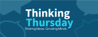 Minimalist Thinking Thursday Facebook Cover Design
