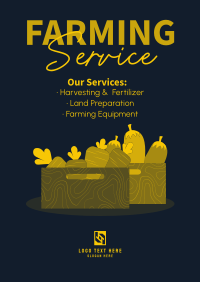 Farm Quality Service Poster Design