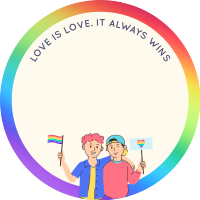 Love is Love YouTube Channel Icon Preview