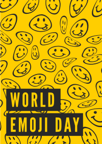 Trippy Emoji Poster Design