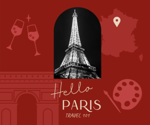 Paris Holiday Travel  Facebook post