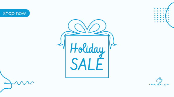 Holiday Sale Facebook Event Cover Design Image Preview