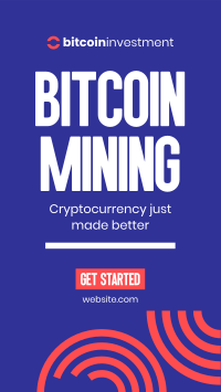 Start Bitcoin Mining TikTok video Image Preview