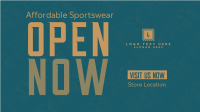 Affordable Sportswear Facebook event cover Image Preview