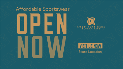 Affordable Sportswear Facebook event cover Image Preview