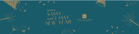 Sassy New Year Spirit LinkedIn Banner Design