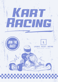 Retro Racing Poster Image Preview