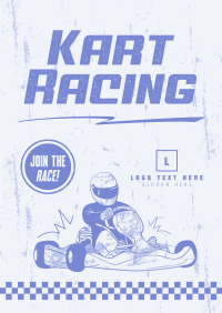 Retro Racing Poster Design