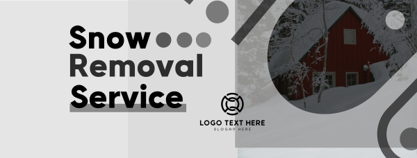 Minimal Snow Removal Facebook Cover Design