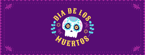 Day of The Dead Facebook Cover Design Image Preview