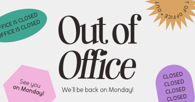 Out of Office Facebook ad Image Preview