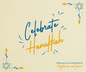 Hanukkah Holiday Facebook post Image Preview