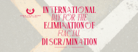 Eliminate Racial Discrimination Facebook Cover Design
