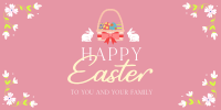 Easter Bunny Twitter Post Image Preview