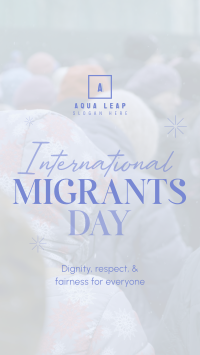 International Migrants Day TikTok Video Image Preview