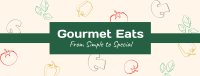 Gourmet Eats Facebook cover Image Preview