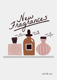 French Fragrance Poster Design