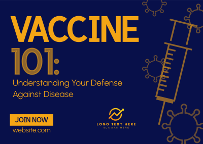 Health Vaccine Webinar Postcard Image Preview