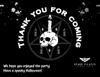 Satan Sacrifice Thank You Card Image Preview