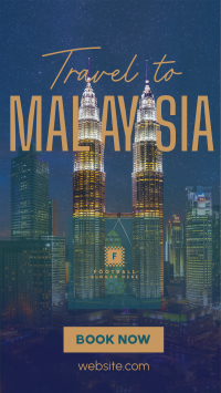 Travel to Malaysia Instagram Story Design