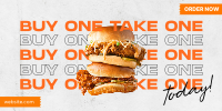 Burger Day Promo Twitter post Image Preview