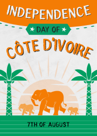 Ivory Coast Independence Day Poster Image Preview