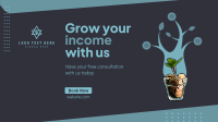 Plant Your Income Facebook Event Cover Design