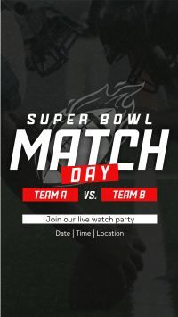 Superbowl Match Day Instagram Story Preview