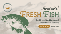 Fresh Fishes Available Video Design