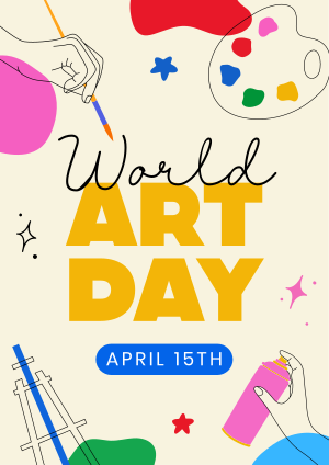 World Art Day Flyer Image Preview