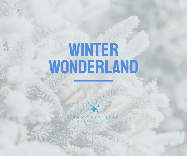 Winter Wonderland Facebook Post Design Image Preview