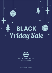 Black Friday Christmas Poster Design