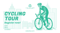 City Cycling Tour Facebook Event Cover Design