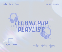 Techno Pop Music Facebook post Image Preview