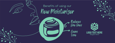 New Moisturizer Benefits Facebook cover Image Preview