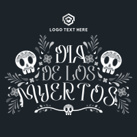 Colorful Calavera Instagram Post Design