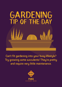 Gardening Tips Poster Image Preview