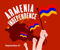 Celebrate Armenia Independence Facebook post Image Preview