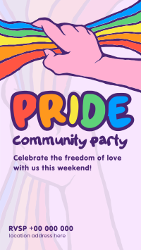 Hold Your Pride Facebook Story Design