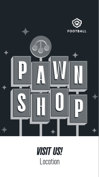 Pawn Shop Retro Facebook Story Design