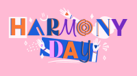 Fun Quirky Harmony Day Facebook Event Cover Design