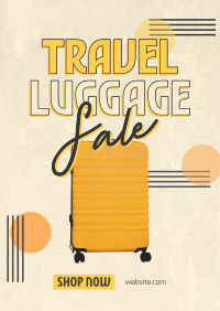 Travel Luggage Discounts Flyer Design