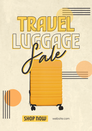 Travel Luggage Discounts Flyer Image Preview