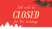 Closed for the Holidays Animation Design